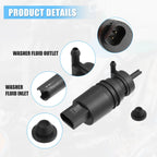 Windshield Washer Motor Pump with Grommet 76806SZAA01 for Honda Pilot (2009–2011)