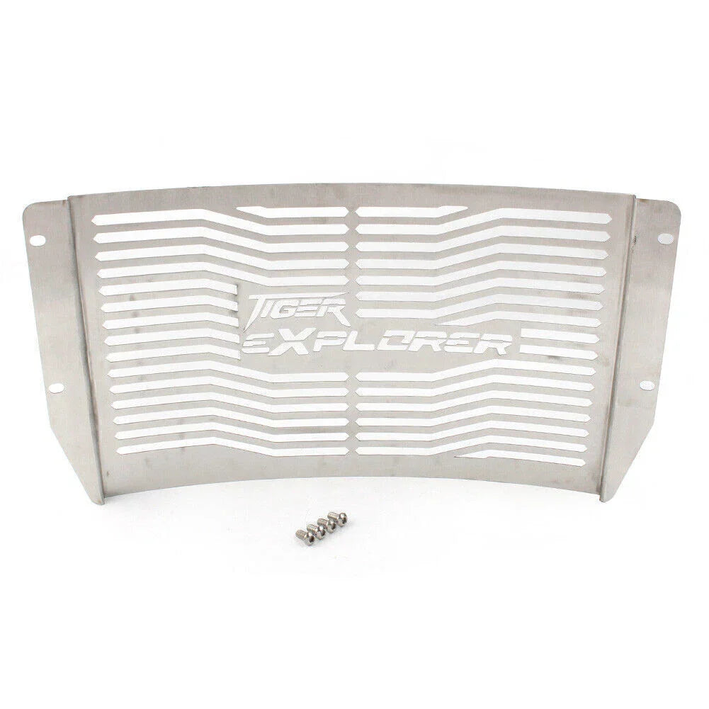 CNC Radiator Guard Protector Silver Grill Cover for TIGER 1200 EXPLORER (2012-2017)