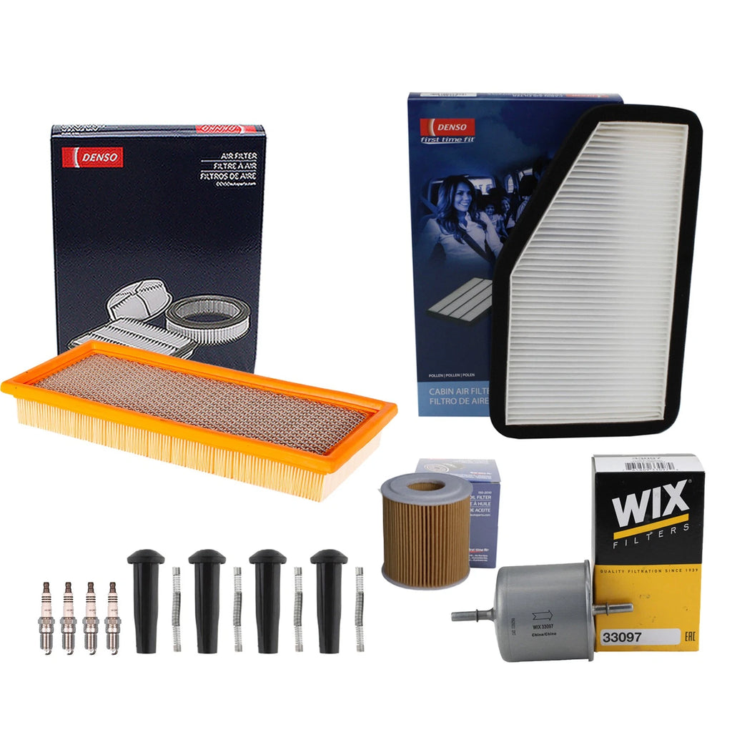 Tune Up Kit with NGK 4 Spark Plugs & Boots for Escape Mariner Hybrid (2005–2010)
