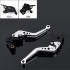 Short Brake Clutch Levers for Ducati Hypermotard 821 SP 2015, 939 SP 2016 (Silver)