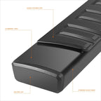 2X Reclinable Racing Seats with Sliders for Universal Fit (21.5" W)