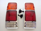 Chrome Taillights for Holden Rodeo TF TFR Isuzu Ute & Vauxhall Brava (1997-2003)