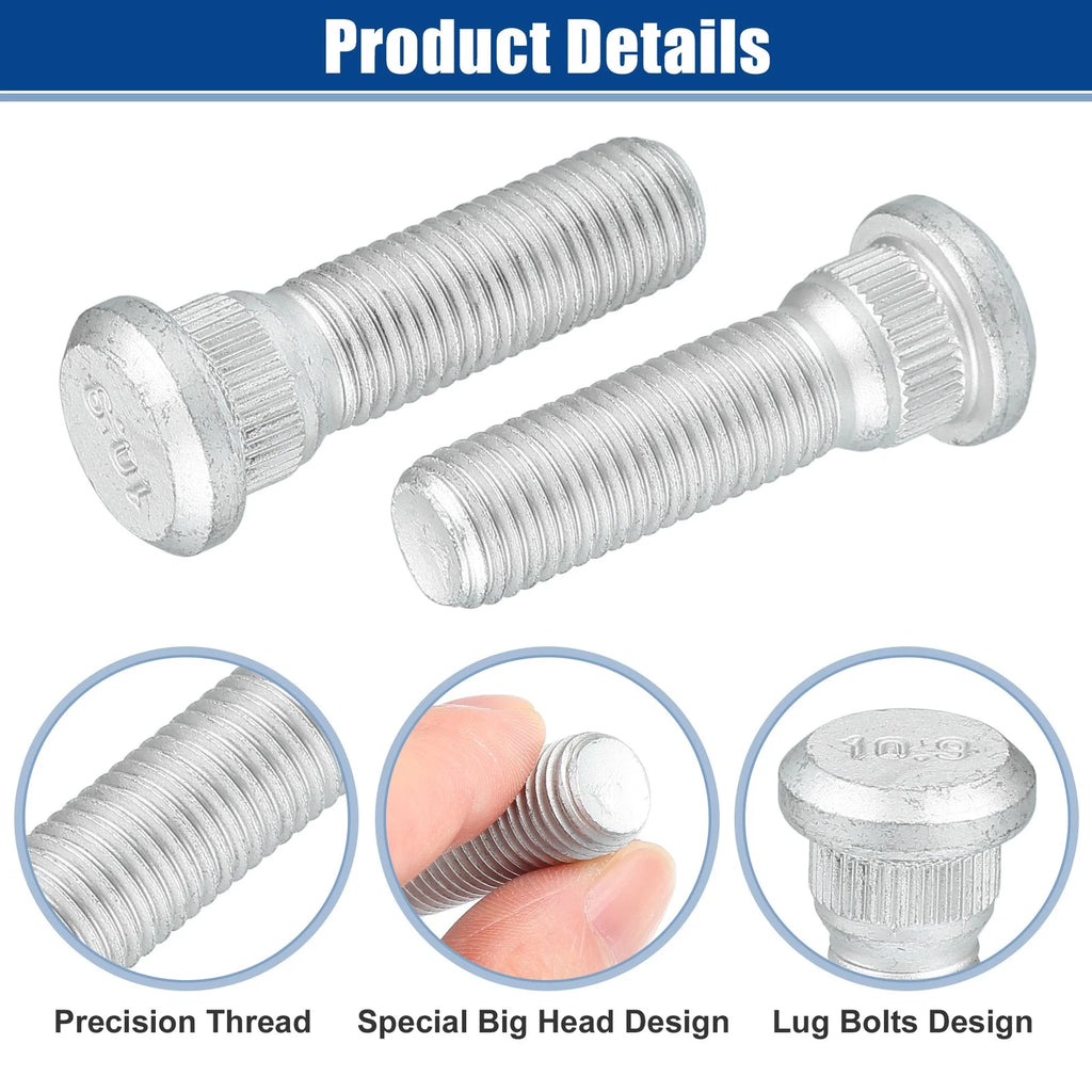 10X Wheel Lug Bolts Nuts for Toyota 4Runner (1986–2015) No. 9094202049
