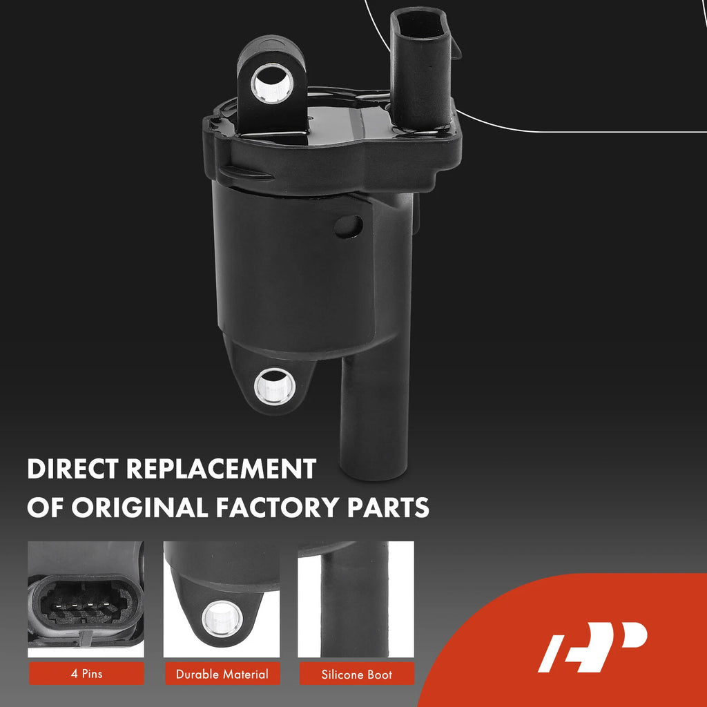 Set of 8 Ignition Coils & Iridium Spark Plugs for Silverado 1500 (2014–2023)