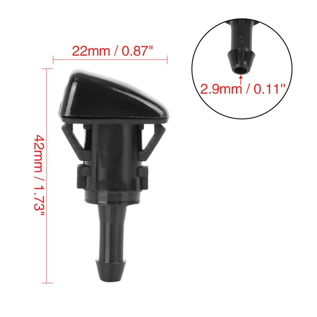2X Windshield Washer Nozzle Sprayer 47185 for Mitsubishi Eclipse (2006–2012)