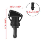 2X Windshield Washer Nozzle Sprayer 47185 for Mitsubishi Eclipse (2006–2012)
