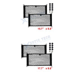 Black Stretchable Mesh Pocket Net for Truck RV Boats (2-Pack, 2019-2021)