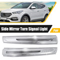 Left Right Side Mirror Turn Signal Lights for Hyundai Santa Fe (2014-2019)