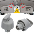 2X Sun Visor Retainer Clip Hook Gray for Nissan Murano 