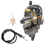 Carburetor and Throttle Cable for Honda Recon TRX250E TRX250TE TRX250TM (2000–2006)