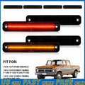 4X Smoke LED Side Marker Lights for Ford F150 Bronco F Series (1978–1979)