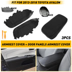 Console Lid Armrest & Door Panel Cover for Toyota Avalon (2013–2018)