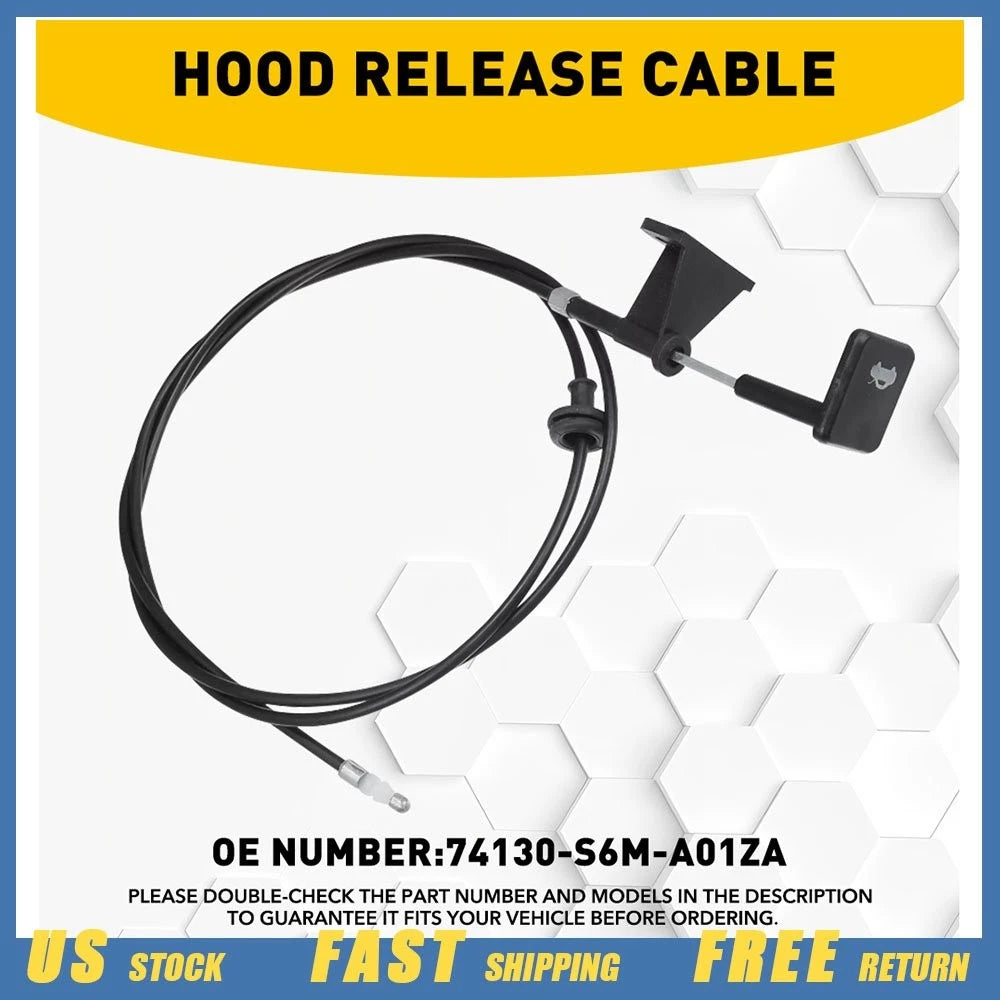 Hood Open Release Cable for Acura RSX Type S (2002–2006) 74130-S6M-A01ZA