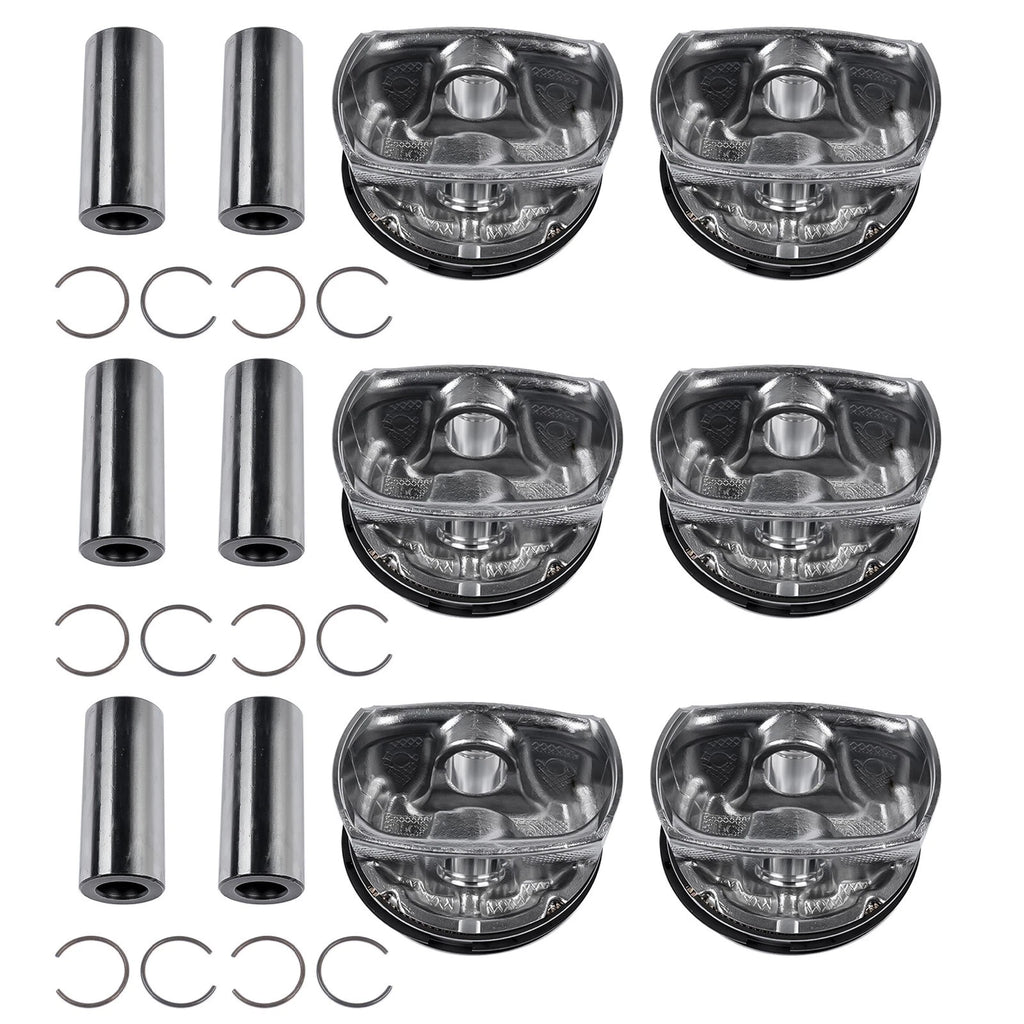 6Pc Pistons Kit for Jeep Ram 1500 3.6L V6 (2011–2018)