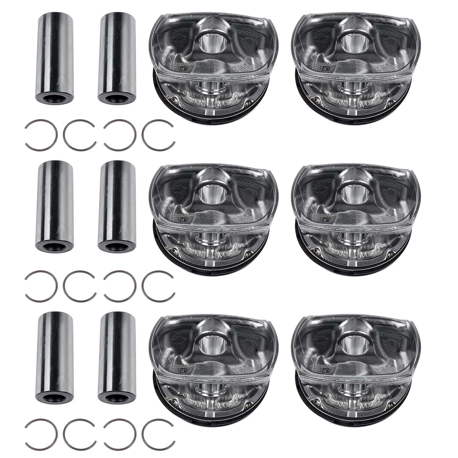 6Pc Pistons Kit for Jeep Ram 1500 3.6L V6 (2011–2018)