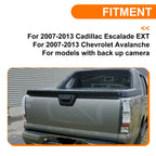Tailgate molding spoiler for Chevrolet Avalanche, Escalade EXT (2007–2013) w/Camera Hole