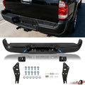 Black Steel Rear Step Bumper for Toyota Tacoma (2005–2015)