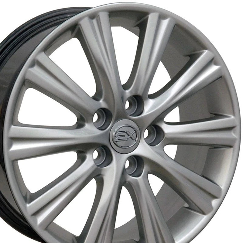 17" Hyper Silver Wheel for 1998-2018 Toyota Sienna - RVO0881