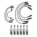 Denso Wire Set & 6 Double Platinum Spark Plugs for Chevy GMC 4.3 V6 (0.05)