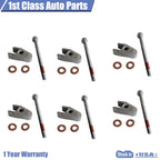 6X Injector Holder Bolt Washer Kit for Mercedes E320 (2005–2008)