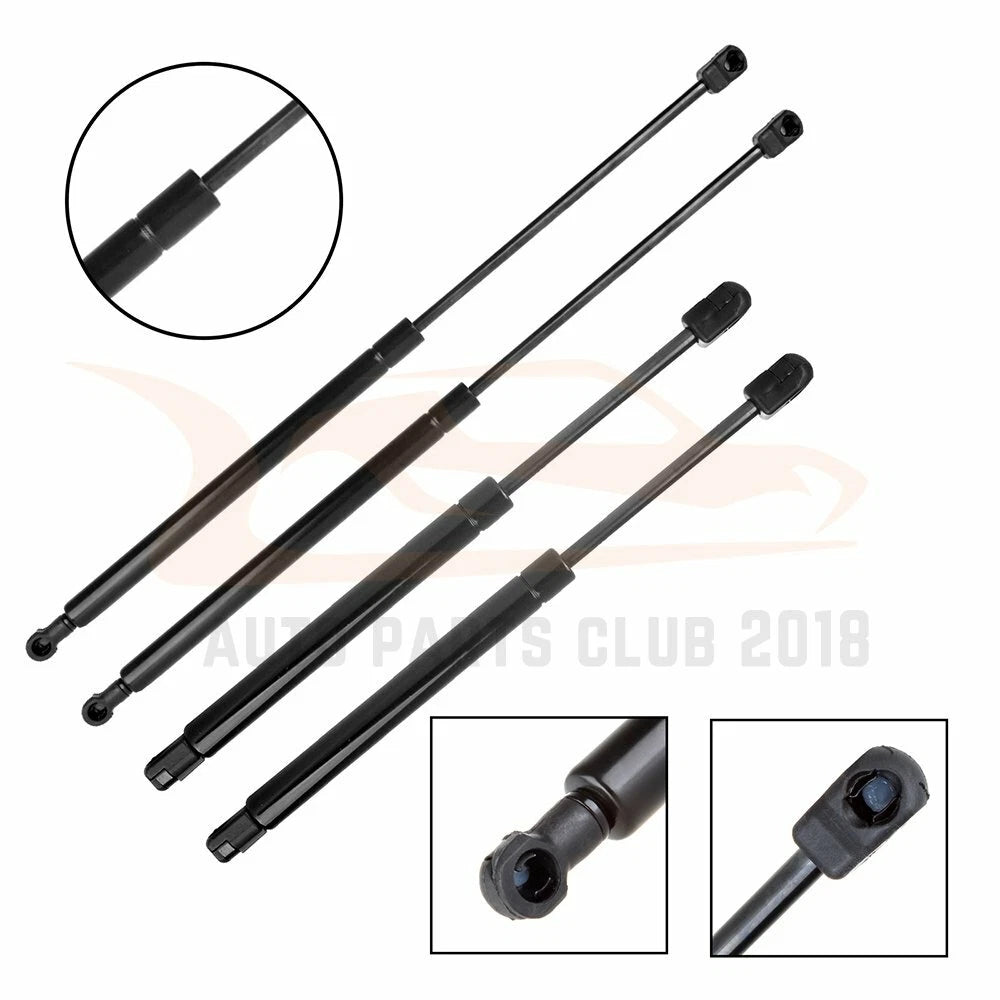 Set of 4 Hood & Trunk Lift Supports for Chevrolet Malibu (2008–2012)