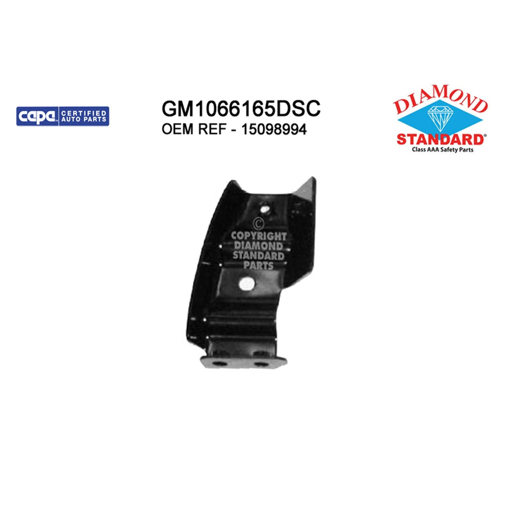 Replacement Steel Front Driver Side Outer Bumper Bracket for Compatible Cars (See Chart)