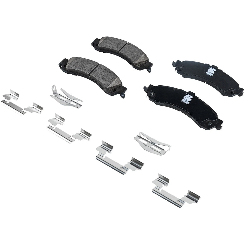 Brake Disc and Pad Kit for Chevrolet Silverado 1500 (2005) Front and Rear 4WD