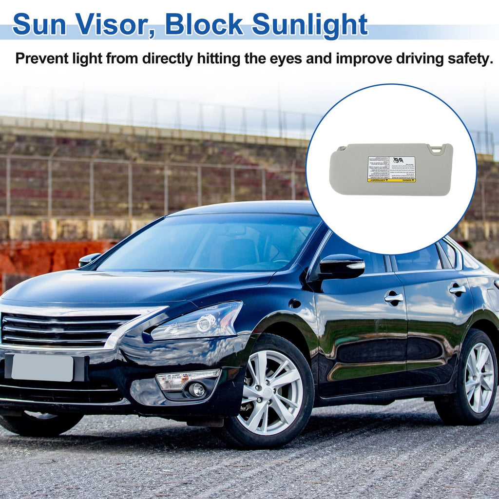 Right Side Sun Visor for Nissan Altima (2019–2025) Replaces 964006CA3C Grey