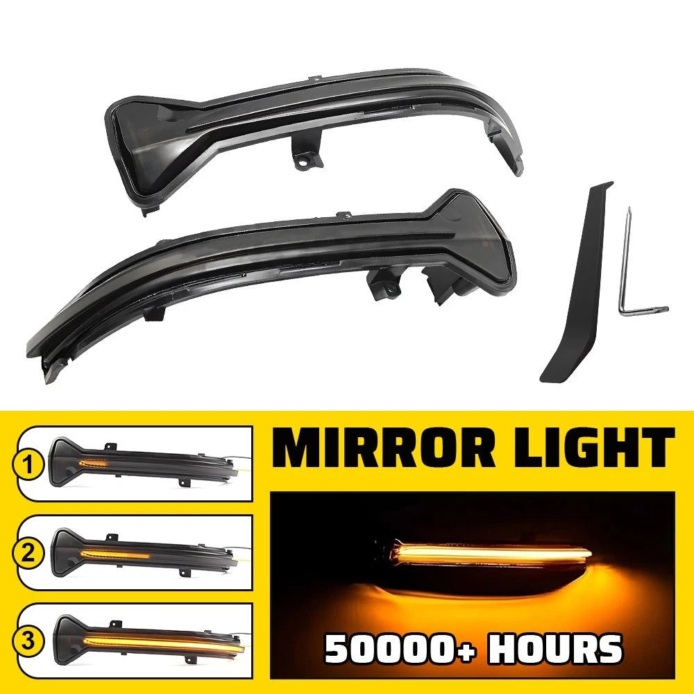 Dynamic LED Under Side Mirror Turn Signal Light for BMW 7 Series G11 G12 (2016–2022)