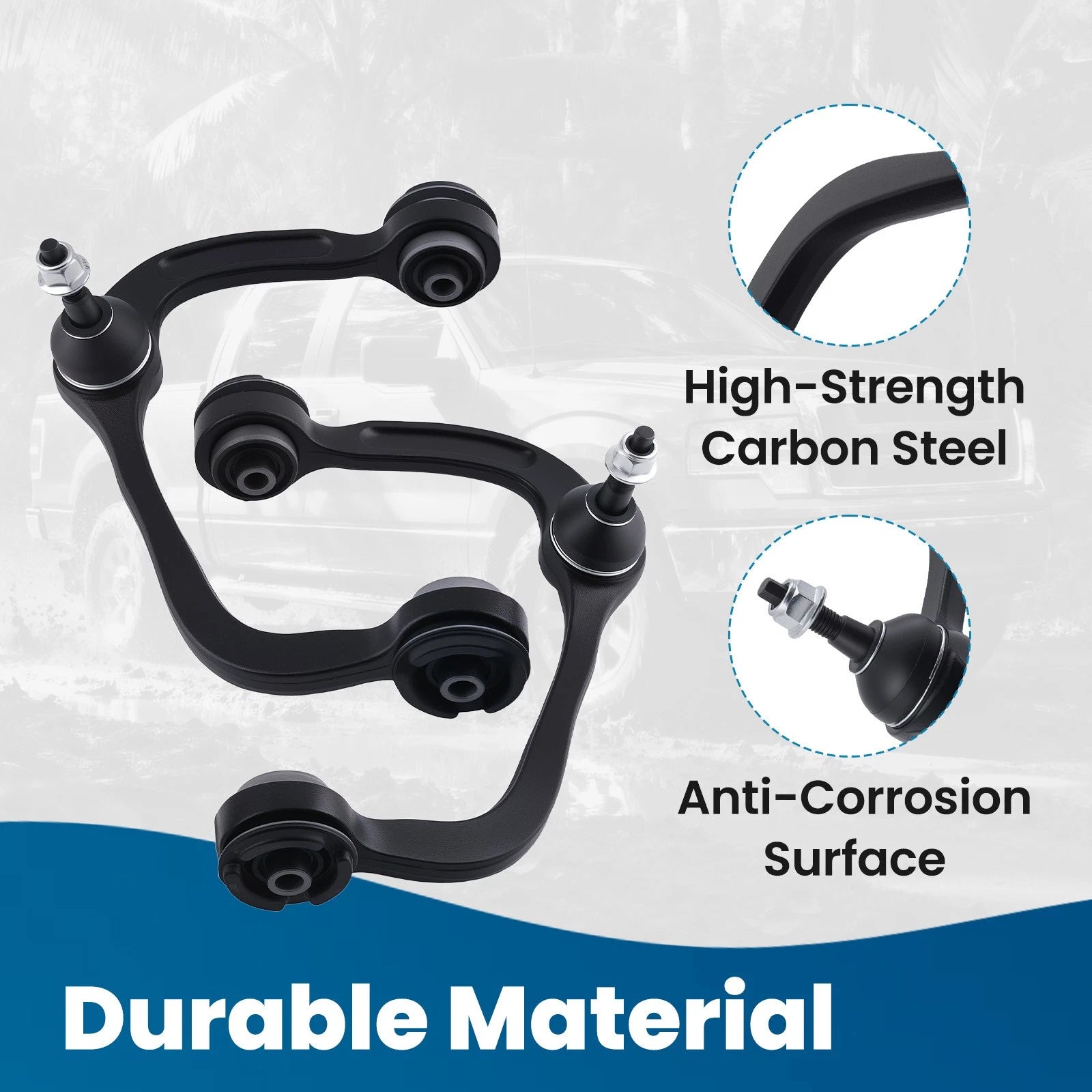 Front Upper Control Arm + Ball Joint for F-150, Expedition, Navigator (2007–2014)