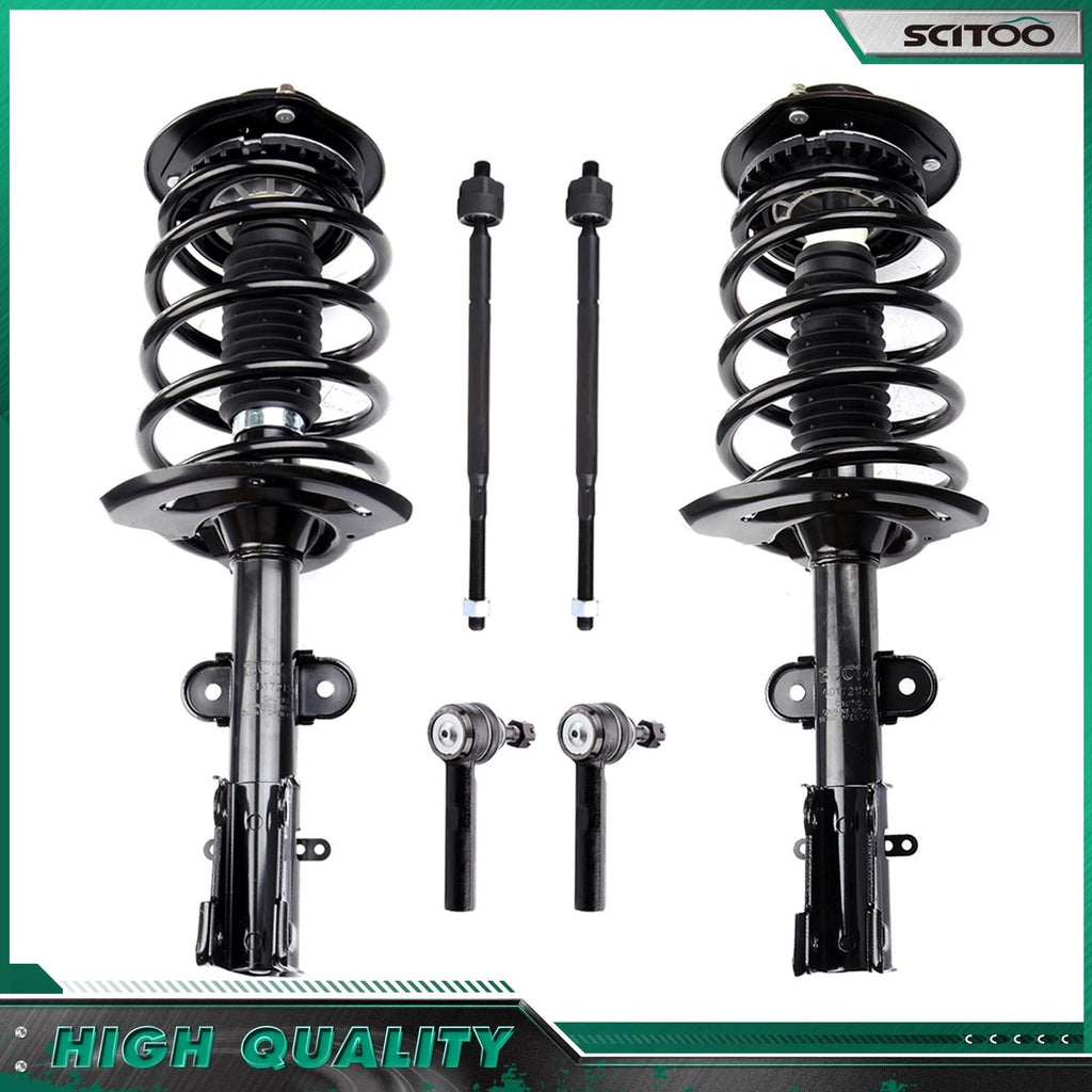 Front Complete Struts Control Arms Tie Rod Set for Chrysler Pacifica (2004–2008)