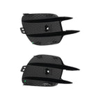 2X Front Bumper Fog Light Grille Cover for Mercedes-Benz W213 E Class (2016–2019)