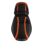 Black Orange Driver Passenger Seats for Harley CVO Road Street Glide (2023-2025)