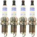 Set of 4 Bosch 9600 OE Fine Wire Double Iridium Spark Plugs for Dodge Plymouth (L4)