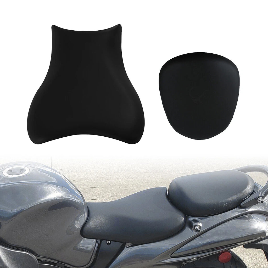 Black Driver Passenger Seat for Suzuki Hayabusa GSX1300R (2008–2020)