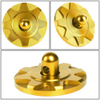Hood Locking Latch Pin Kit for Universal Fit (Gold Aluminum)
