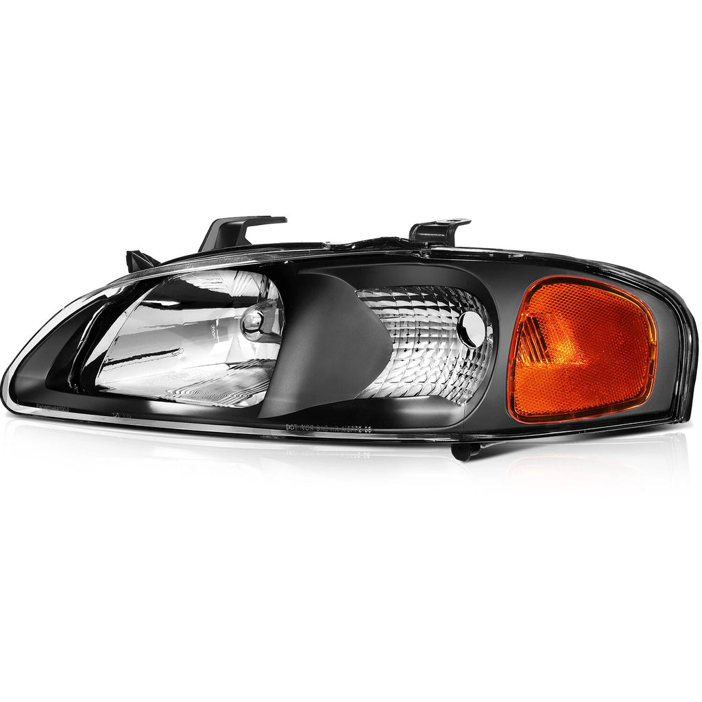 Headlight Assembly for Nissan Sentra (2000-2003) Black Housing