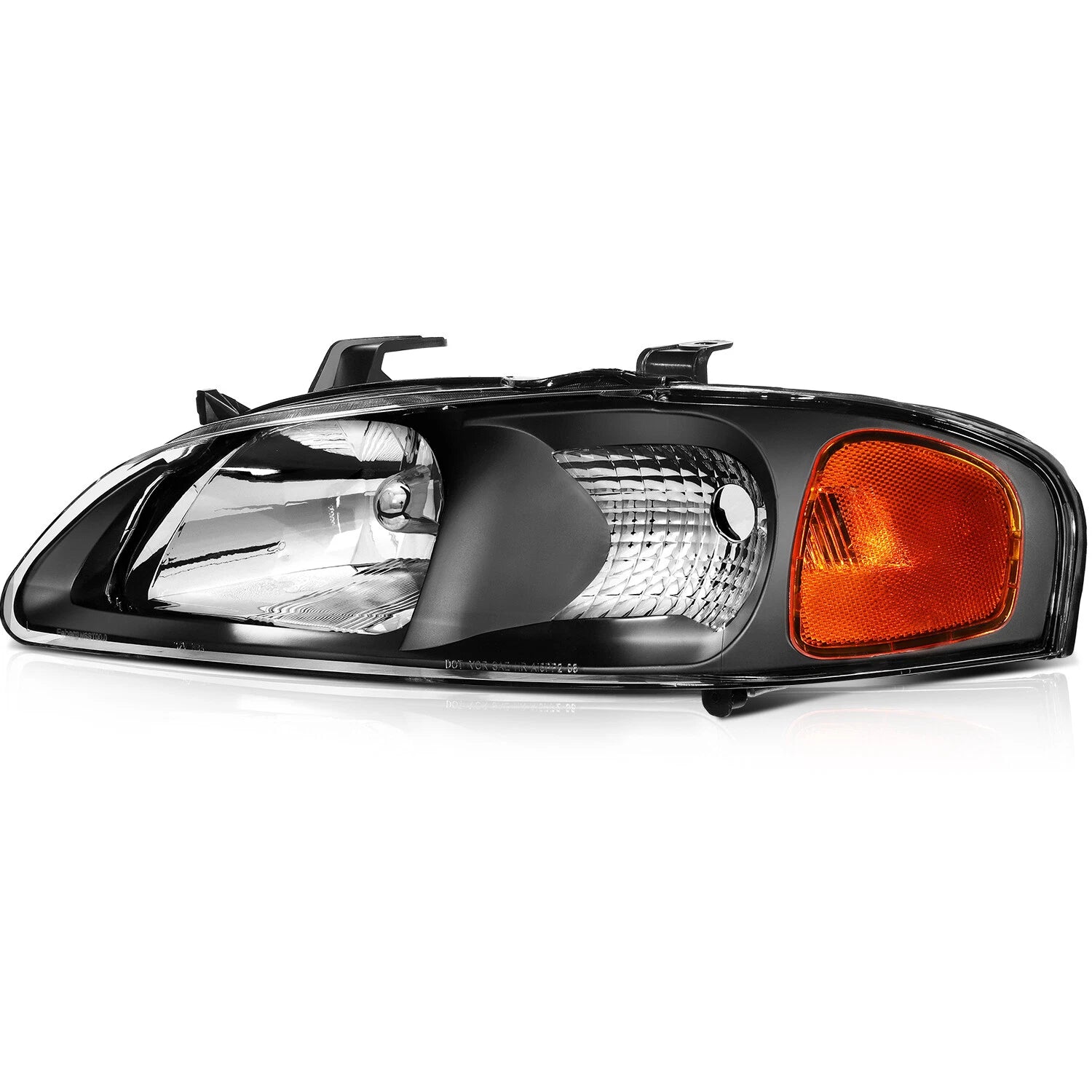 Headlight Assembly for Nissan Sentra (2000-2003) Black Housing