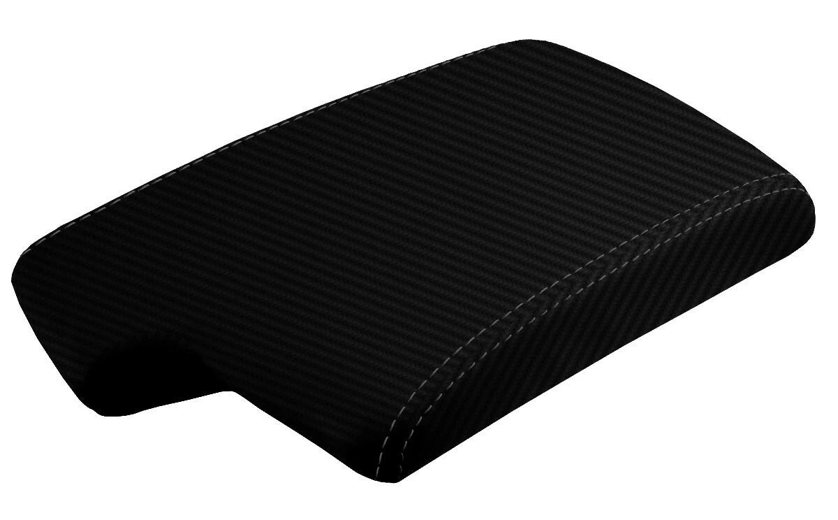 Carbon Fiber Console Lid Armrest Cover for BMW E90 (2005–2013)