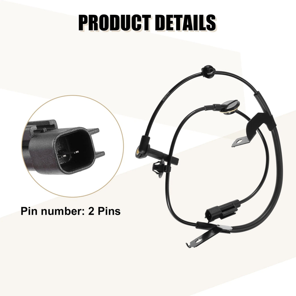 Set of 4 ABS Wheel Speed Sensors 56029338AB for Chrysler 200 (2011–2014)
