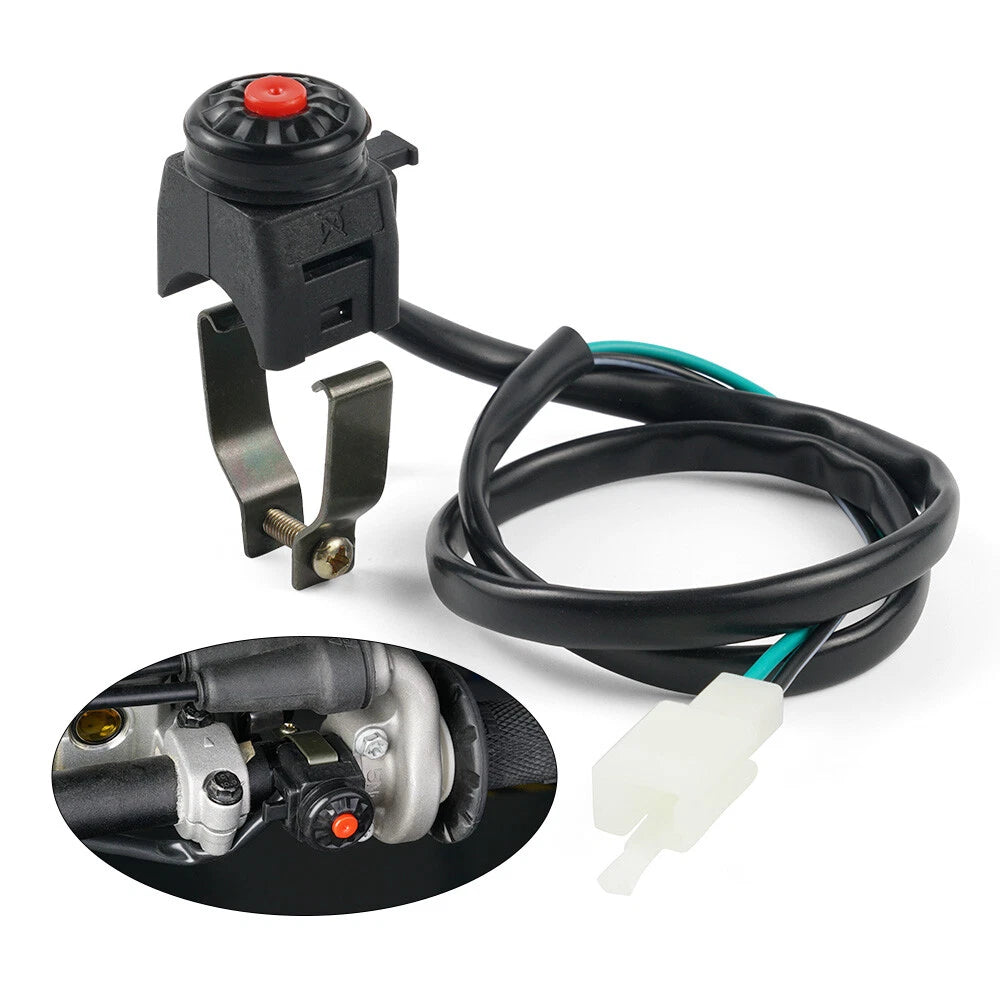 Engine Kill Switch for Kawasaki KX 60 65 80 85 100 125 250 450 500 (Universal)