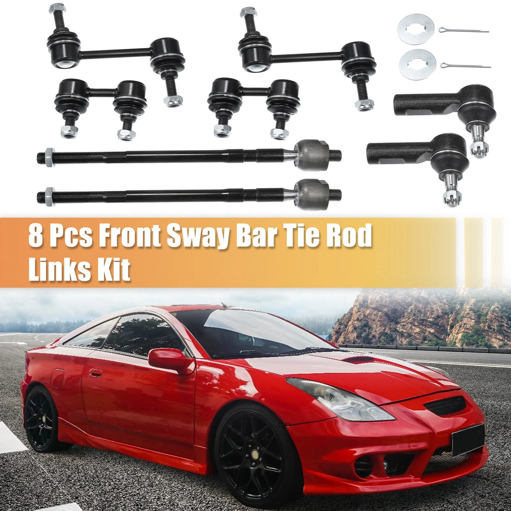 Set of 8 Sway Bar Link Tie Rod Ends No.K9545 for Toyota Corolla 