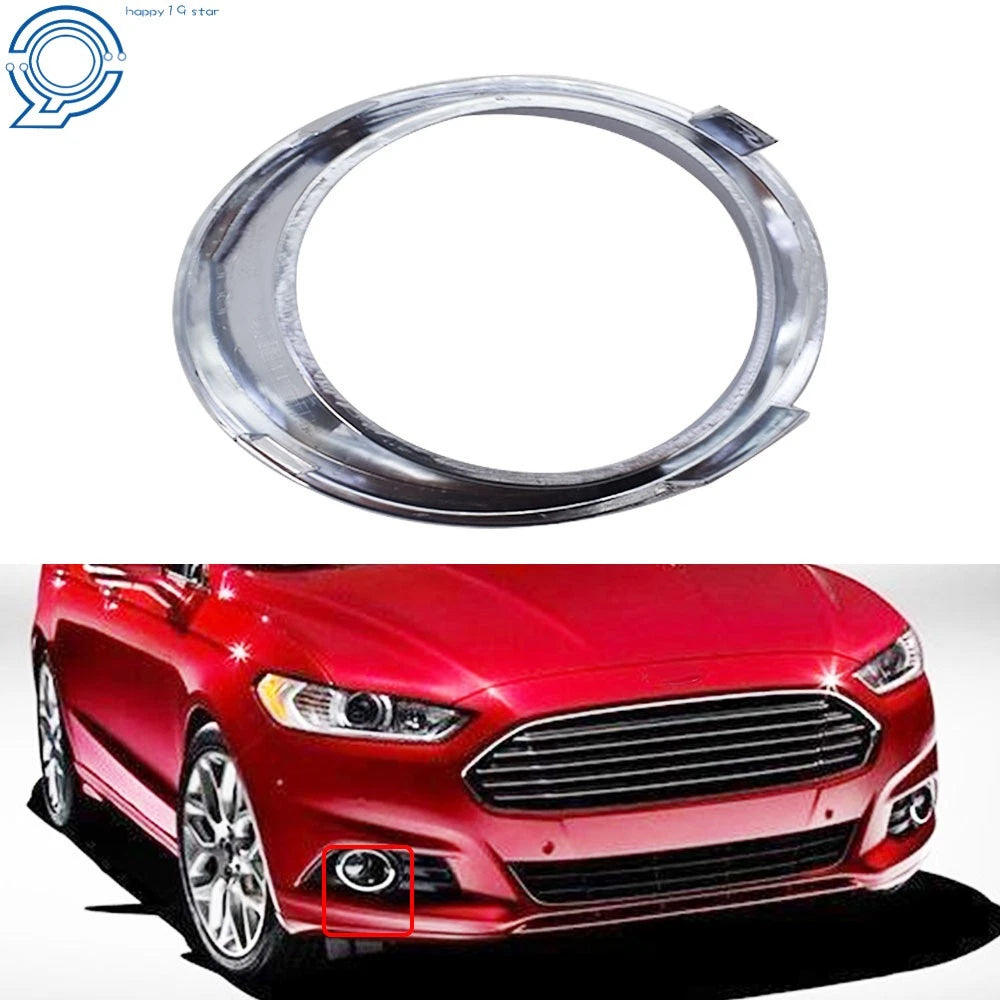 Chrome Fog Light Trim Ring Bezel for Ford Fusion (2013-2016)
