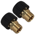 Brass Adapter from M22 x 14mm to M22 x 15mm for Pressure Washer Gun (5000 PSI)