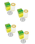 Set of 4 Engine Oil Filters for Mercedes W202 W203 Chrysler Dodge (Mann HU718/5x)