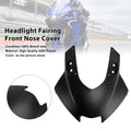 Headlight Fairing Front Nose Cover for Yamaha YZF-R3 R25 (2025–2026) Matte Black