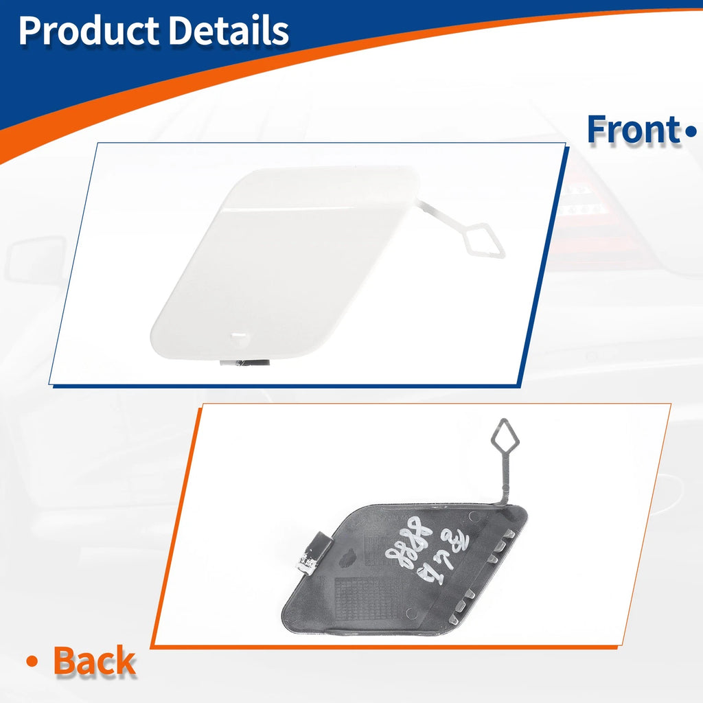 Rear Tow Hook Cover for BMW 1 Series F20 (2012–2019) No. 51120038888 Pure White