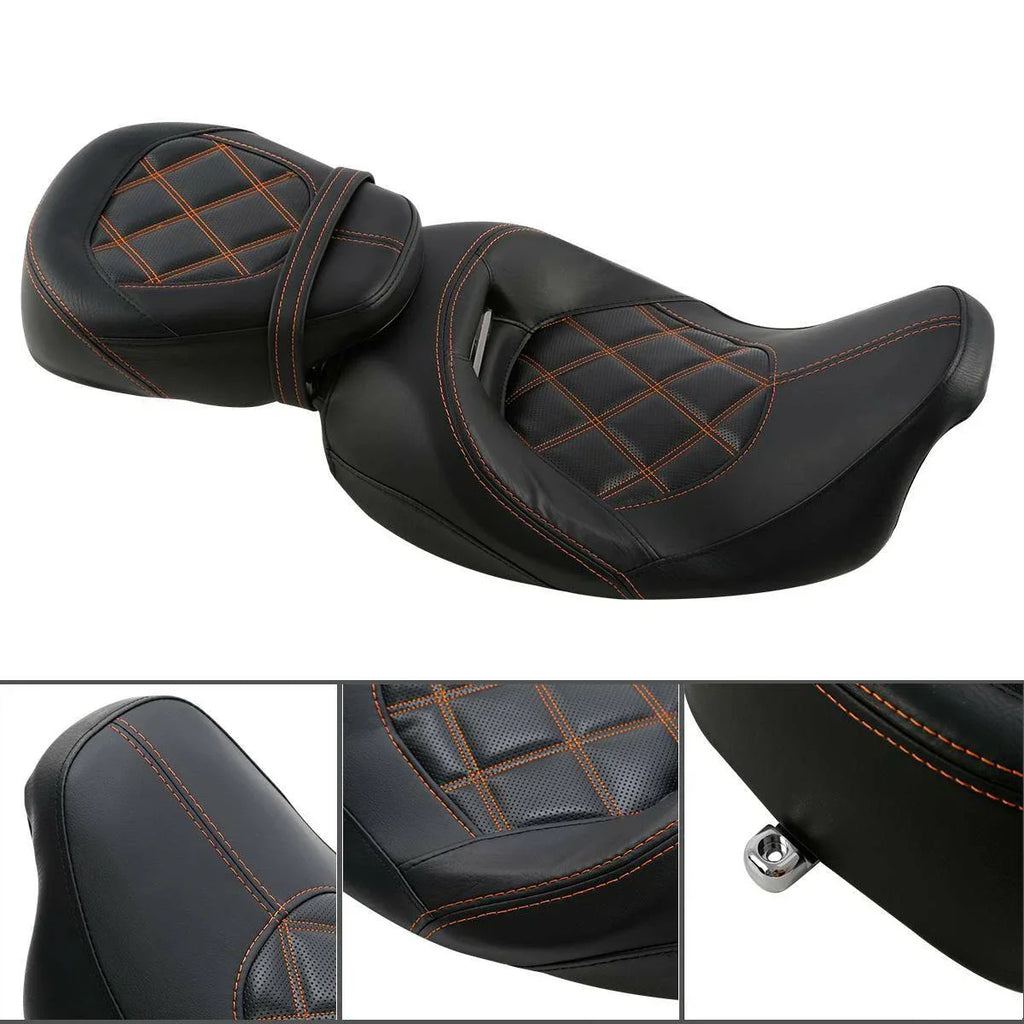 Driver Passenger Seat for Harley CVO Road King Street Glide 2009-2023