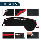 Dashboard Cover Mat for Nissan X-Trail T33 (2022–2024) Black Red