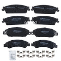 8pcs Ceramic Brake Pads Set for GMC Yukon XL (2015–2020) D1092 D1707